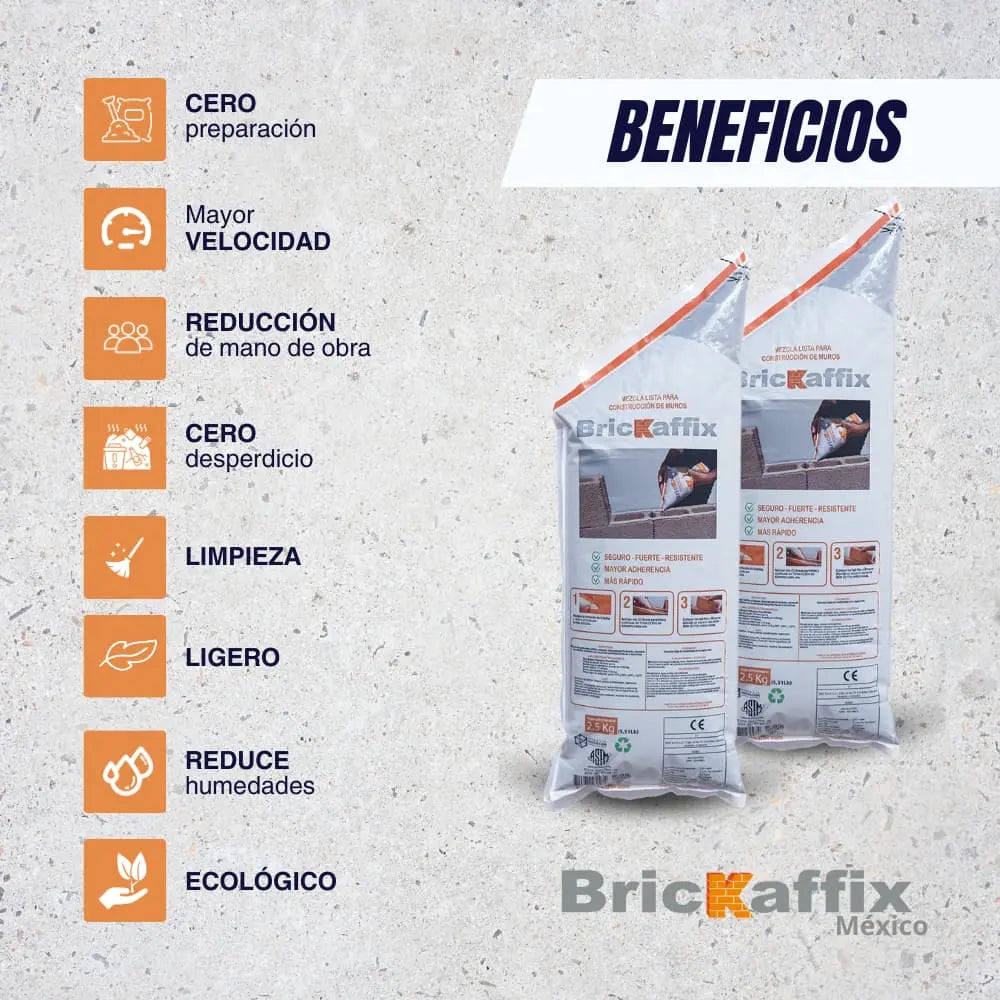 Brickaffix | Adhesivo Multiusos Listo Para Usar (2.5 kg)