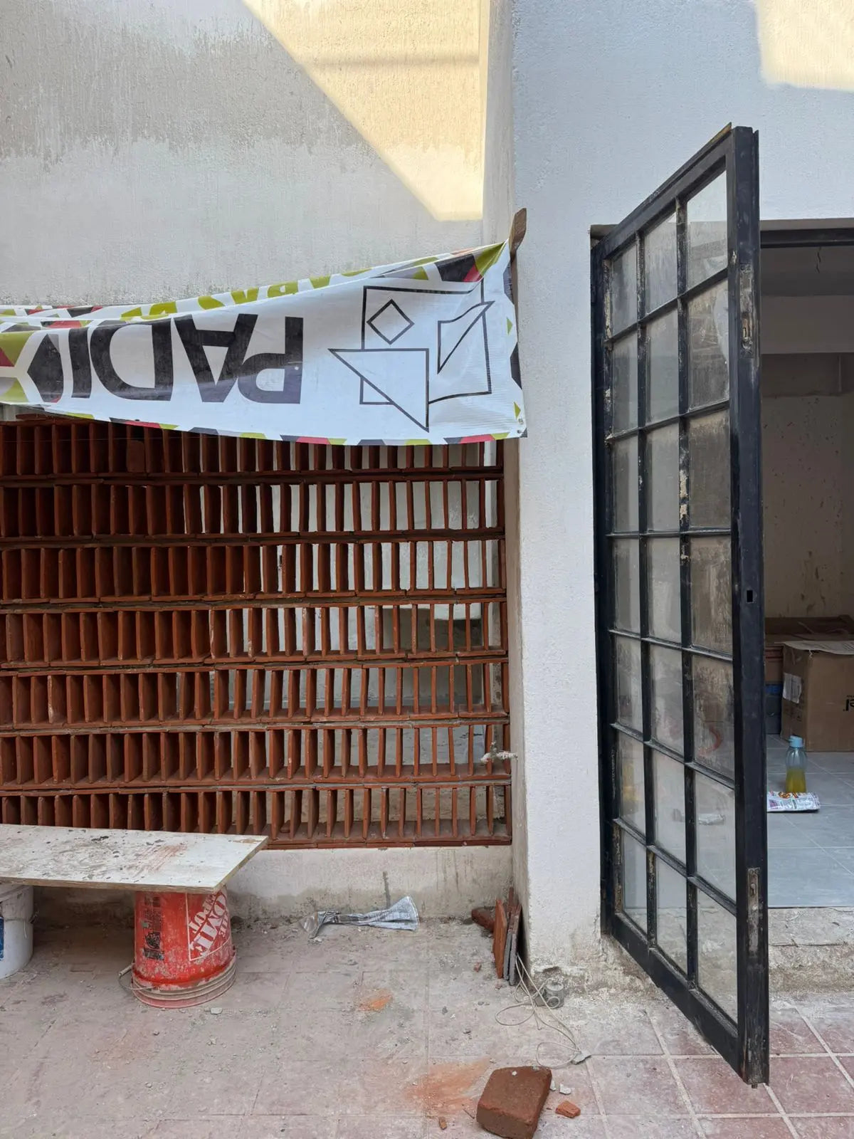 Celosía ladrillo de azotea de barro
