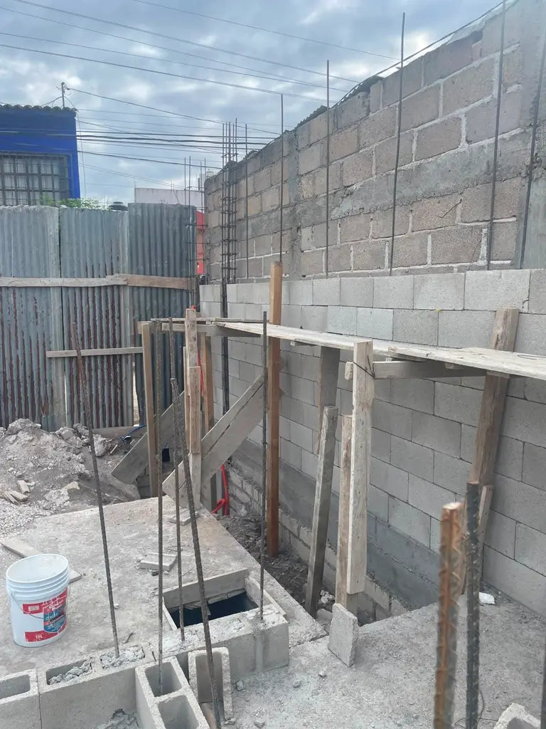 Muros de Block con Brickaffix en Casa Residencial en Chiapas